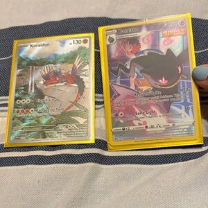 Pokemon Trading Cards - Yellow and Multicolor